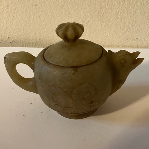 Vintage Chinese Jade Teapot